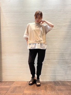 「ビーセカンド」｜「アイテム（パンツ）」を使った、kimmyさん（レディース・162cm）の春コーディネート