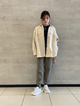 「ビーセカンド」｜「アイテム（パンツ）」を使った、kimmyさん（レディース・162cm）の春コーディネート