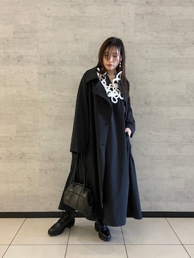 「B2nd」｜「アイテム（その他アウター）」を使った、kimmyさん（レディース・162cm）の冬コーディネート