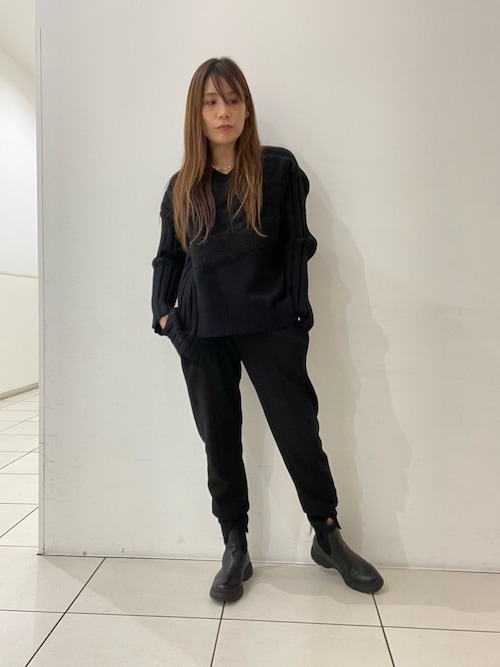 チコ【MARECHAL TERRE】 スタンドカラー　ボリュームフレアー セール】MARECHAL TERRE（マルシャルテル) Side Gore Boots/サイドゴア