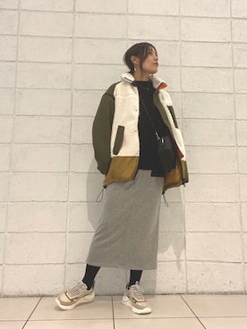 「D.A.T.E.（デイト）のアイテム」を使った、kimmyさん（レディース・162cm）の冬コーディネート