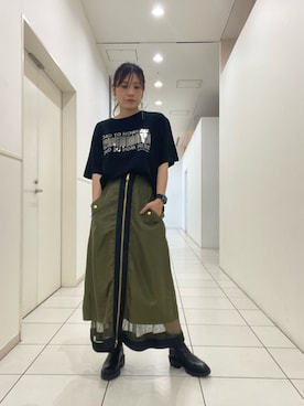 「NAKAGAMI（ナカガミ）のアイテム」を使った、kimmyさん（レディース・162cm）の夏コーディネート