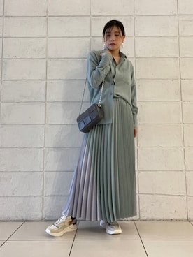 「D.A.T.E.（デイト）のアイテム」を使った、kimmyさん（レディース・162cm）の夏コーディネート