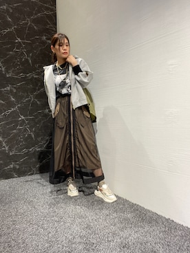 「ビーセカンド」｜「アイテム（アクセサリー）」を使った、kimmyさん（レディース・162cm）の春コーディネート