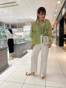 「ビーセカンド」｜「アイテム（アクセサリー）」を使った、kimmyさん（レディース・162cm）の春コーディネート