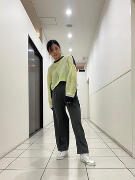 「ASH（アッシュ）のアイテム」を使った、kimmyさん（レディース・162cm）の春コーディネート