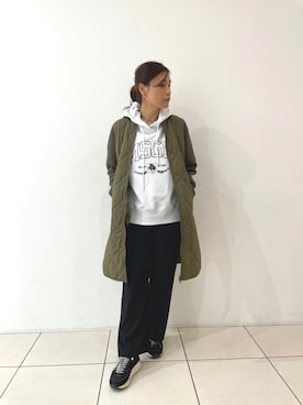 「MSGM（エムエスジーエム）のアイテム」を使った、kimmyさん（レディース・162cm）の秋コーディネート