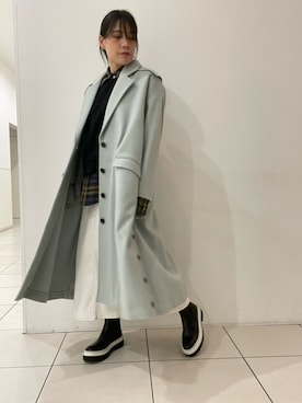 「B2nd」｜「アイテム（その他アウター）」を使った、kimmyさん（レディース・162cm）の冬コーディネート