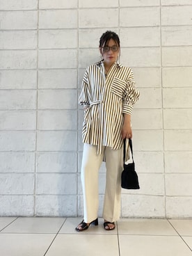 「ビーセカンド」｜「アイテム（パンツ）」を使った、kimmyさん（レディース・162cm）の夏コーディネート
