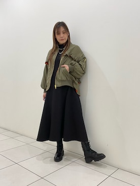 「ASH（アッシュ）のアイテム（ブーツ）」を使った、kimmyさん（レディース・162cm）の冬コーディネート