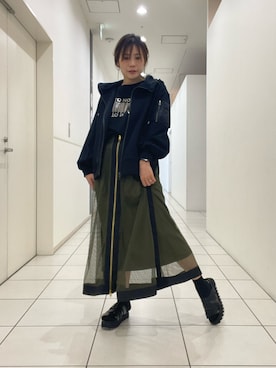 「NAKAGAMI（ナカガミ）のアイテム」を使った、kimmyさん（レディース・162cm）の夏コーディネート