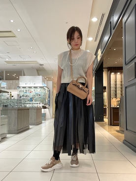 「ビーセカンド」｜「アイテム（アクセサリー）」を使った、kimmyさん（レディース・162cm）の夏コーディネート