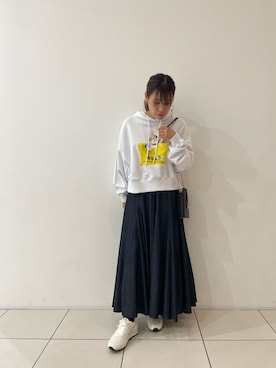 「MSGM（エムエスジーエム）のアイテム」を使った、kimmyさん（レディース・162cm）の夏コーディネート