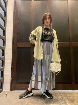 「NAKAGAMI（ナカガミ）のアイテム」を使った、kimmyさん（レディース・162cm）の夏コーディネート