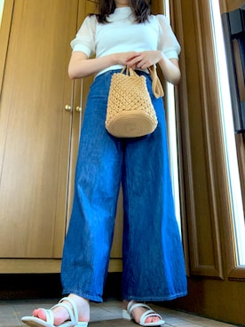 「DRESKIP（ドレスキップ）のアイテム（シューズ）」を使った、asakoさん（レディース・168cm）の夏コーディネート