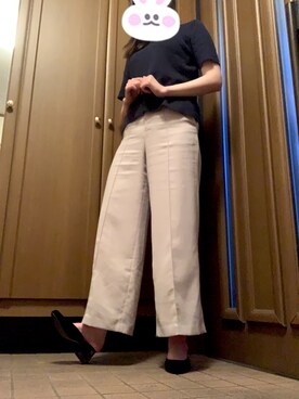 「Supreme.La.La.（シュープリームララ）のアイテム（シューズ）」を使った、asakoさん（レディース・168cm）の夏コーディネート