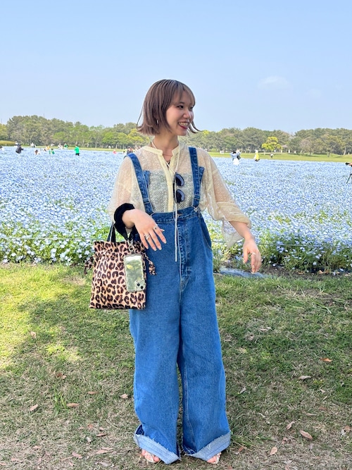 DOUDOUドゥドゥ デニムサロペット