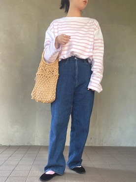 「Johnbull Private labo（ジョンブルプライベートラボ）のアイテム」を使った、温流さん（レディース・159cm）の秋コーディネート