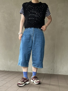 「アイテム（ソックス/靴下）」を使った、温流さん（レディース・160cm・20代）の夏コーディネート