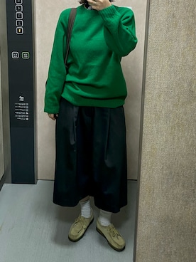 「Bshop（ビショップ）のアイテム」を使った、温流さん（レディース・160cm）の秋コーディネート