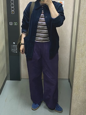 「Bshop（ビショップ）のアイテム」を使った、温流さん（レディース・160cm）の秋コーディネート