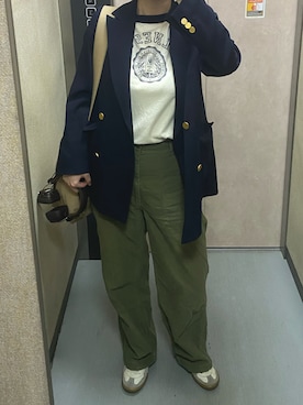 「THE SHINZONE（ザ　シンゾーン）のアイテム」を使った、温流さん（レディース・160cm）の春コーディネート