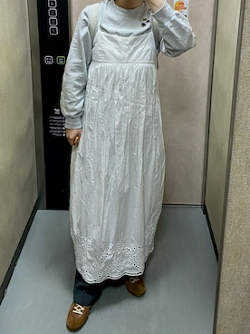 「THE SHINZONE（ザ　シンゾーン）のアイテム」を使った、温流さん（レディース・160cm）の春コーディネート