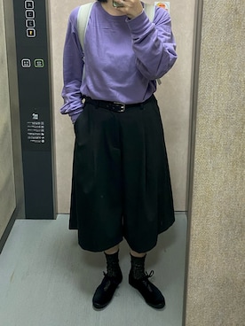 「MoonStar（ムーンスター）のアイテム」を使った、温流さん（レディース・160cm）の秋コーディネート