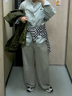 「GYMPHLEX（ジムフレックス）のアイテム」を使った、温流さん（レディース・160cm）の春コーディネート