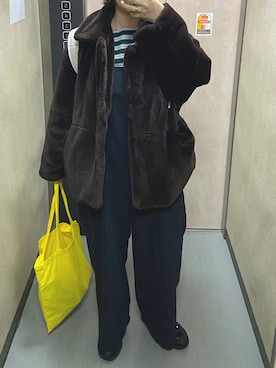 「Le Minor（ルミノア）のアイテム」を使った、温流さん（レディース・160cm）の春コーディネート