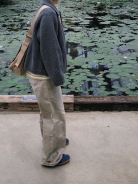 「Bshop（ビショップ）のアイテム」を使った、温流さん（レディース・160cm）の春コーディネート