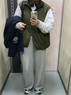 「アイテム（スウェット）」を使った、温流さん（レディース・160cm・20代）の秋コーディネート