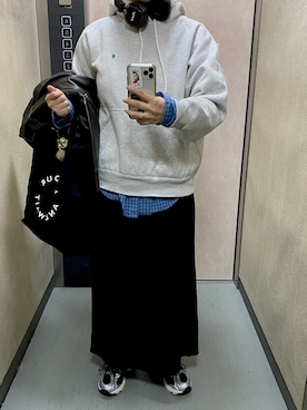 「アイテム（パーカー）」を使った、温流さん（レディース・160cm・20代）の秋コーディネート