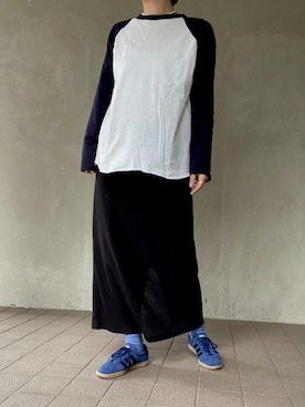 「アイテム（ソックス/靴下）」を使った、温流さん（レディース・160cm）の秋コーディネート