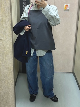 「CELLAR DOOR（セラドール）のCellar Door | LIVIA（キャミソール、グレー系）」を使った、温流さん（レディース・160cm）の春コーディネート