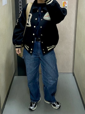 「AURALEE（オーラリー）のアイテム」を使った、温流さん（レディース・160cm）の春コーディネート