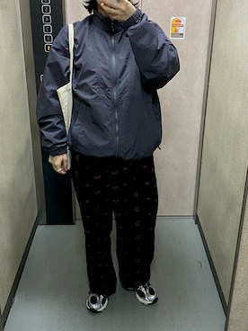 「AURALEE（オーラリー）のアイテム」を使った、温流さん（レディース・160cm）の冬コーディネート