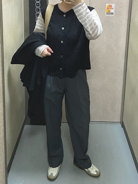 「ORCIVAL（オーシバル）のアイテム」を使った、温流さん（レディース・160cm）の春コーディネート