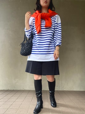 「THE SHINZONE（ザ　シンゾーン）のアイテム（スウェット）」を使った、温流さん（レディース・160cm）の秋コーディネート