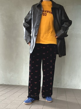 「いいね、save、フォローお願いします🤑」｜温流さん（レディース・160cm・20代）の秋コーディネート