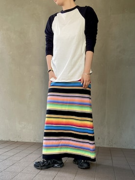 「アイテム（スニーカー）」を使った、温流さん（レディース・160cm・20代）の夏コーディネート