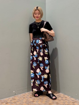 「MACPHEE（マカフィー）のアイテム」を使った、Sunaga_TOMORROWLANDさん（レディース・162cm）の夏コーディネート