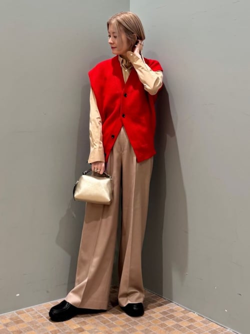 ウールサキソニー ハイウエストパンツ（その他パンツ）｜MACPHEE