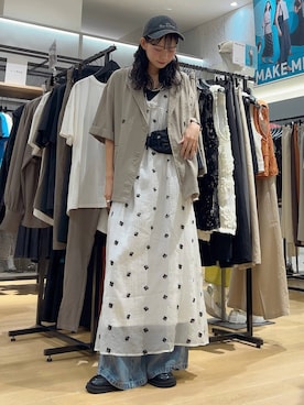 もんちゃんさん（レディース・163cm）の夏コーディネート
