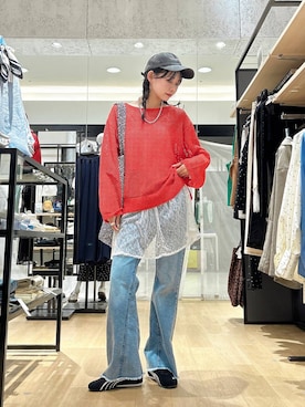 もんちゃんさん（レディース・163cm）の春コーディネート