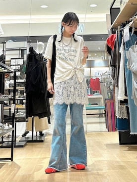 もんちゃんさん(レディース・163cm)の春コーディネート