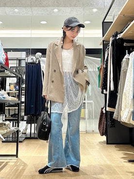 もんちゃんさん（レディース・163cm）の春コーディネート