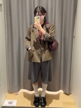 もんちゃんさん(レディース・163cm)の秋コーディネート