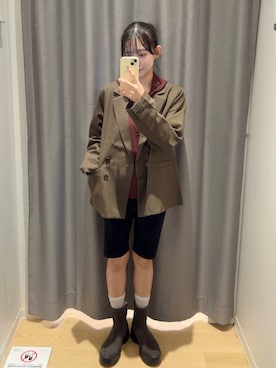 もんちゃんさん（レディース・163cm）の秋コーディネート