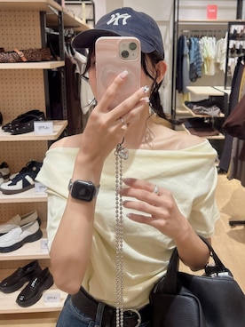 「アイテム（スマホグッズ）」を使った、もんちゃんさん（レディース・163cm・20代）の夏コーディネート